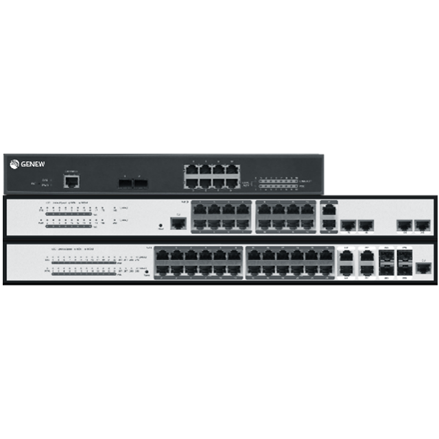 8/16/24 GE Ports Layer 2+ Managed POE Switch GS220 Series